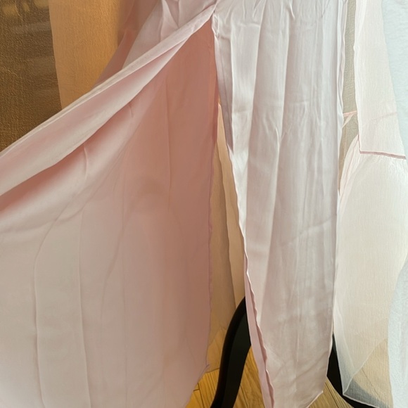 STAUD Hyacinth Organza Shell Light Pink 2 Piece NWT  Stunning Maxi Dress - Picture 15 of 16